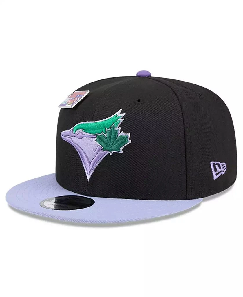 New Era Men's Black/Purple Toronto Blue Jays Grape Big League Chew Flavor Pack 9FIFTY Snapback Hat 3