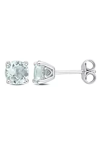 Belk
Co. 1.5 CT TGW Aquamarine Earrings in Sterling Silver