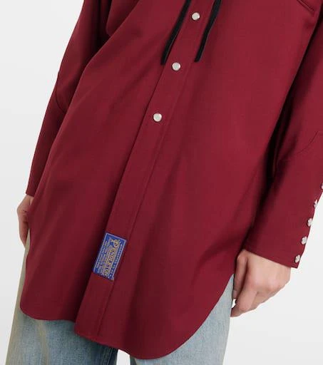 MAISON MARGIELA Reversible wool gabardine shirt 5