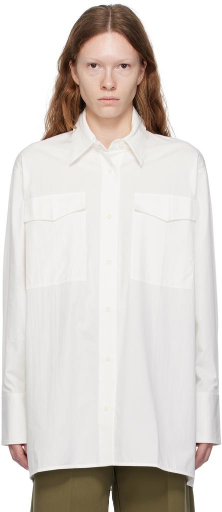 CREAM LINEN BLEND FORTUNA SHIRT – On Sale Now with Up to 56 CREAM LINEN BLEND FORTUNA SHIRT – On Sale Now with Up to 56