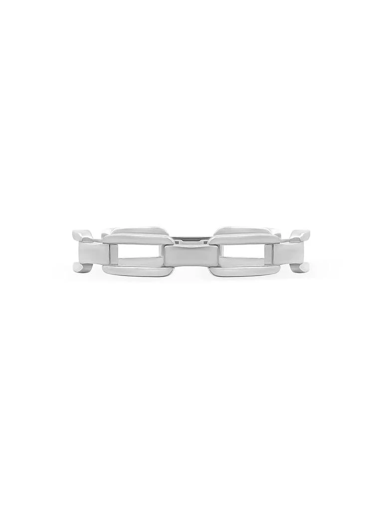 Bernard James Unisex Sterling Silver Originals Troy Ring Set 5