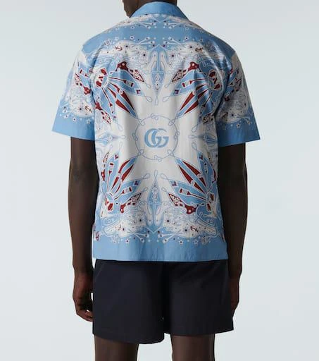 Gucci Gucci Bandana cotton bowling shirt 4