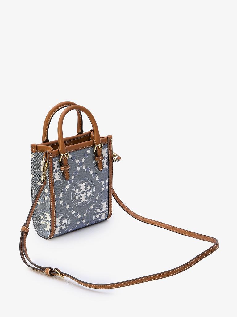Tory Burch T Monogram Denim Mini N/S Tote bag - Tote Bags