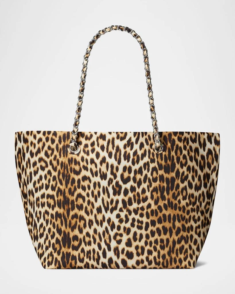 Tory Burch Ella Cheetah-Print Chain Tote Bag 2