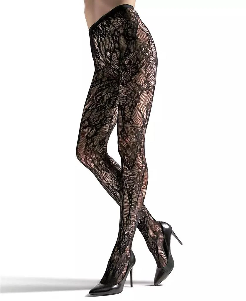 Natori Women's Lace Cut-Out Net Tights Hosiery 1