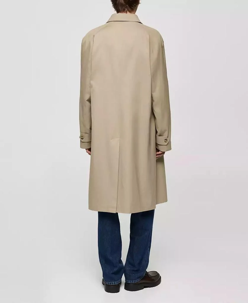 Mango Men's Relaxed-Fit Water-Repellent Trench Coat 7