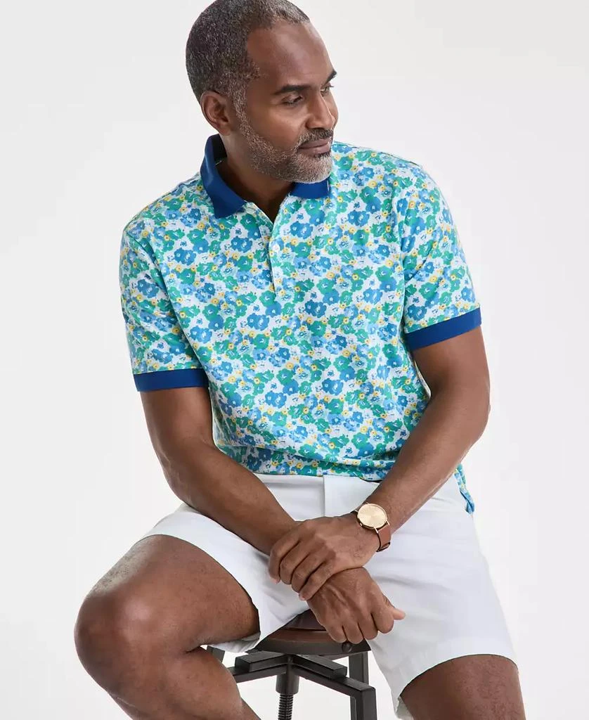 Club Room Men's Hale Flower Pique Polo Shirt, Exclusively at Macy's 2