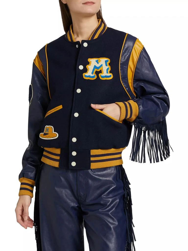 MOTHER The Fringe Team Spirit Varsity Jacket 3