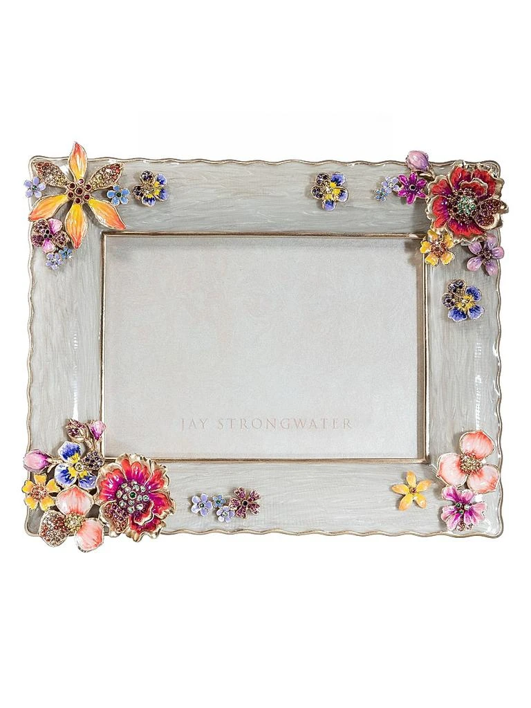 Jay Strongwater Ainsley Flower Bouquet 5'' x 7'' Frame 2