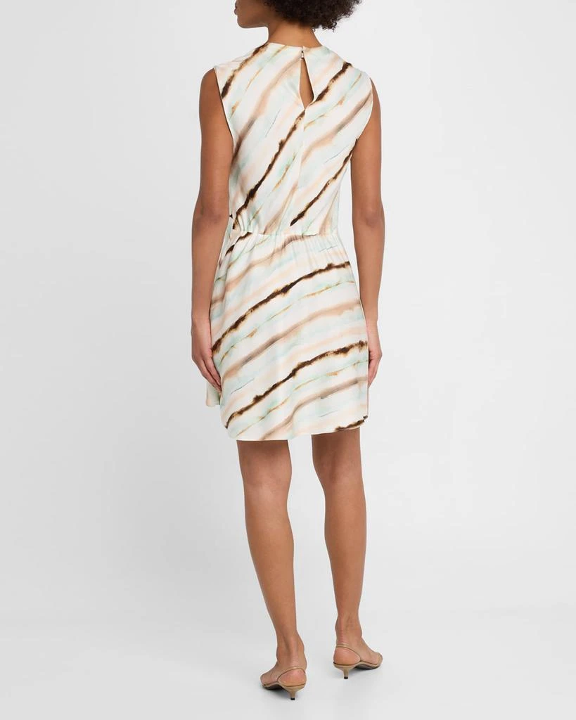 A.L.C. Delia Draped Tie-Dye Mini Dress 3