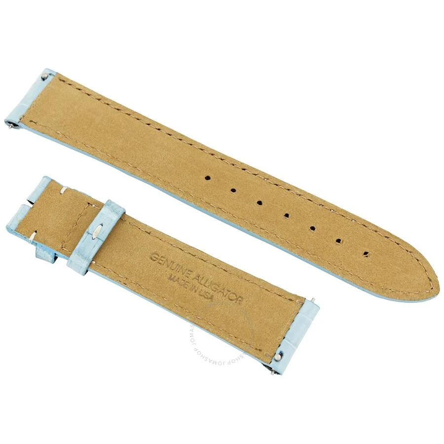 Hadley Roma Baby Blue 20 MM Alligator Leather Strap 2
