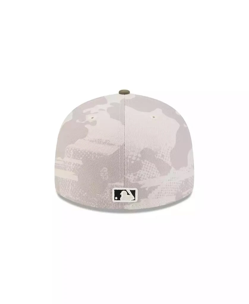 New Era Men's Light Beige/Olive Cleveland Guardians 2025 Armed Forces Day 59FIFTY Fitted Hat 5