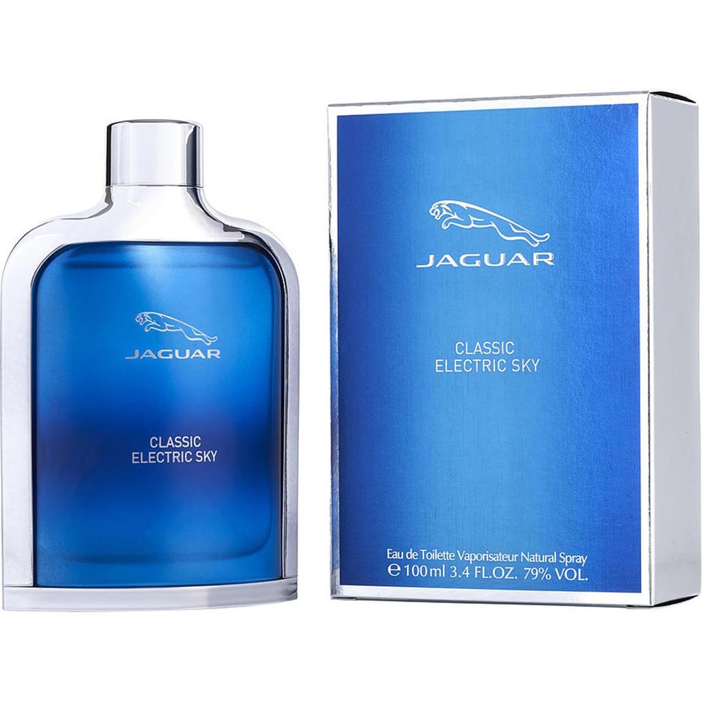 JAGUAR 3.4 oz Classic Electric Sky Eau De Toilette Spray for Men