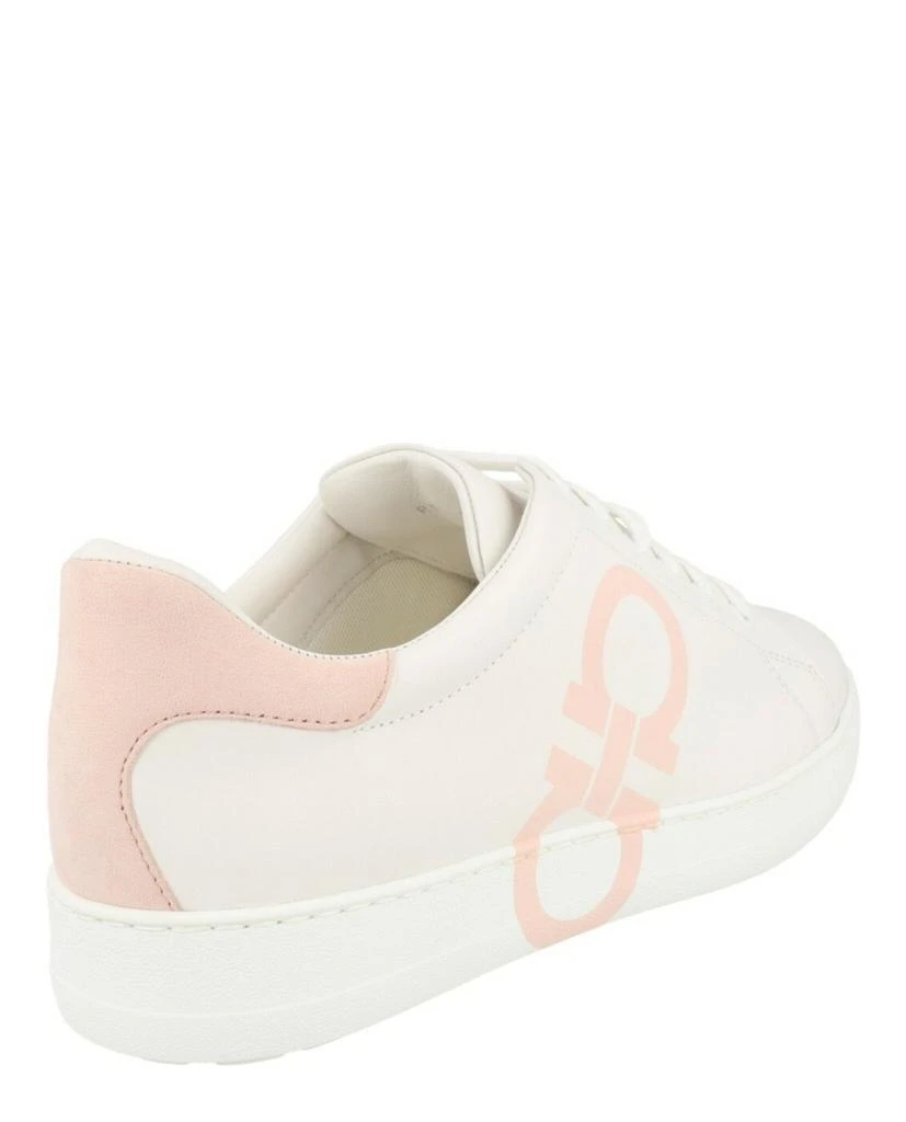 Salvatore Ferragamo Number Leather Low-Top Sneakers 3