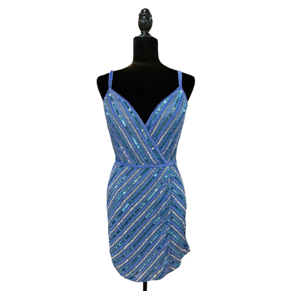 SCALA Scala - Women's Mini V Neck Dress
