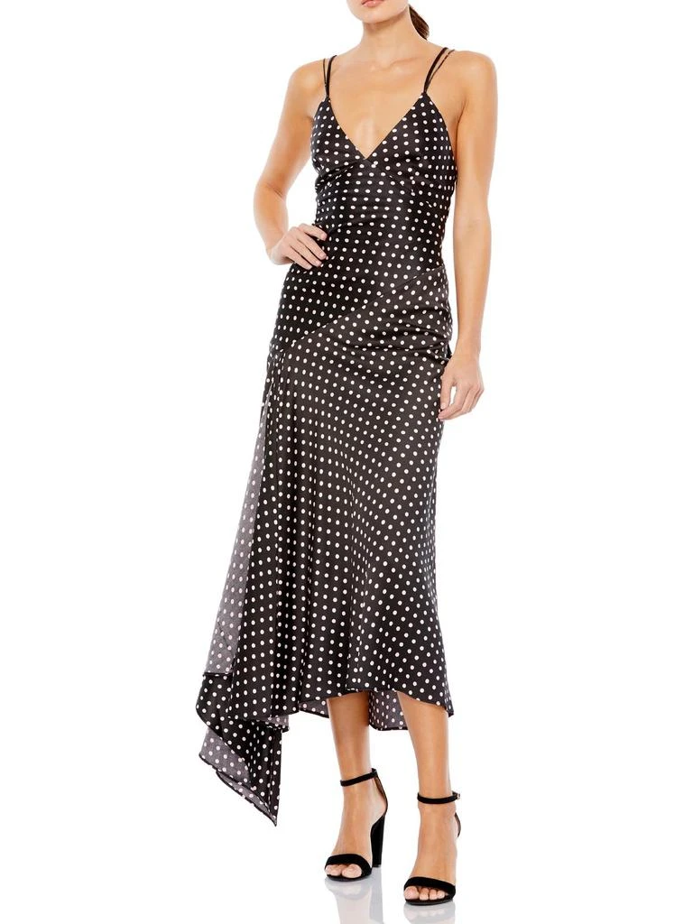 Mac Duggal Womens Asymmetric Long Slip Dress 1