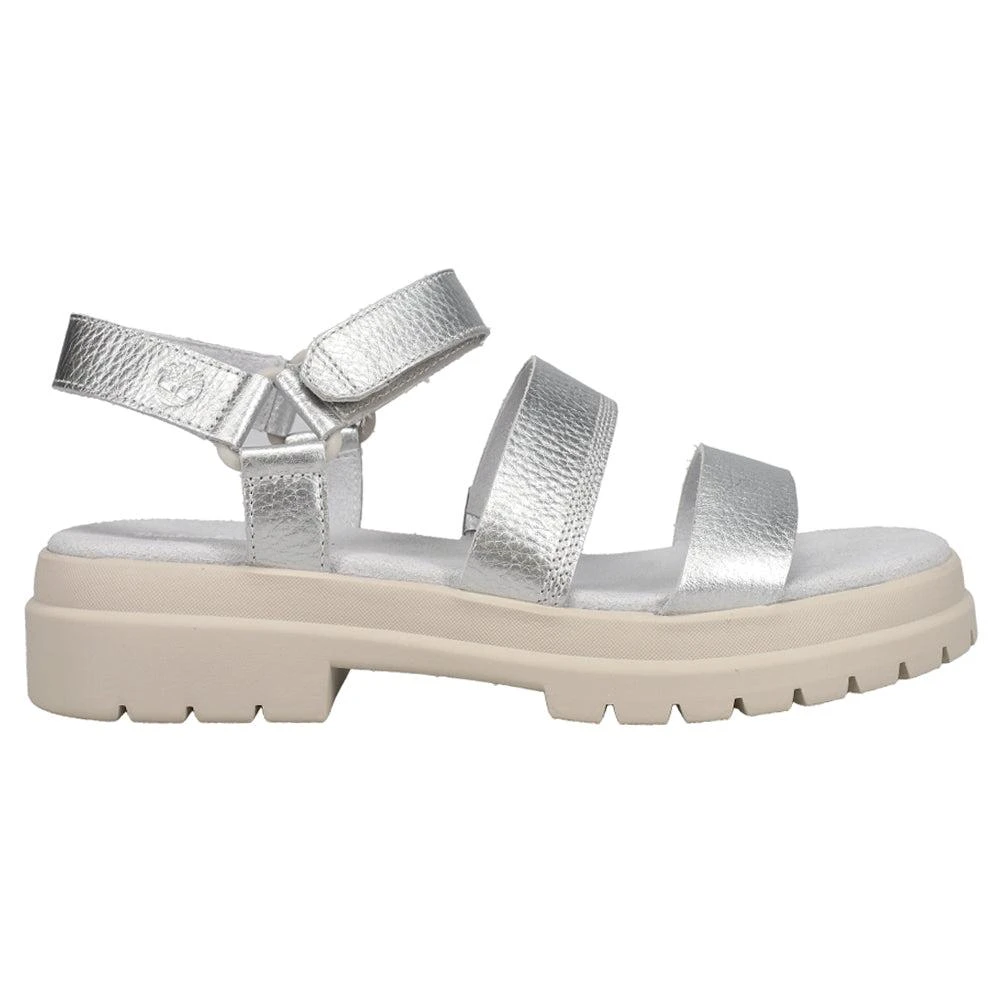 Timberland London Vibe Flat Metallic Sandals Shoes Free