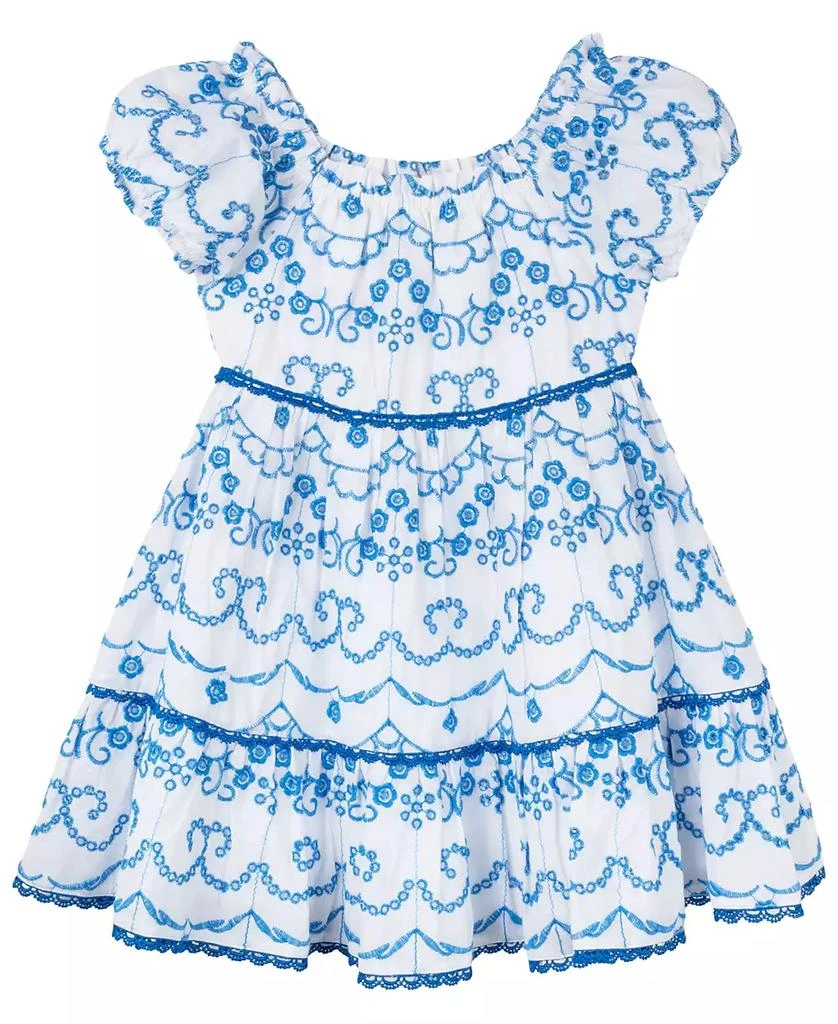 Rare Editions Toddler & Little Girls Embroidered Eyelet Dress 4