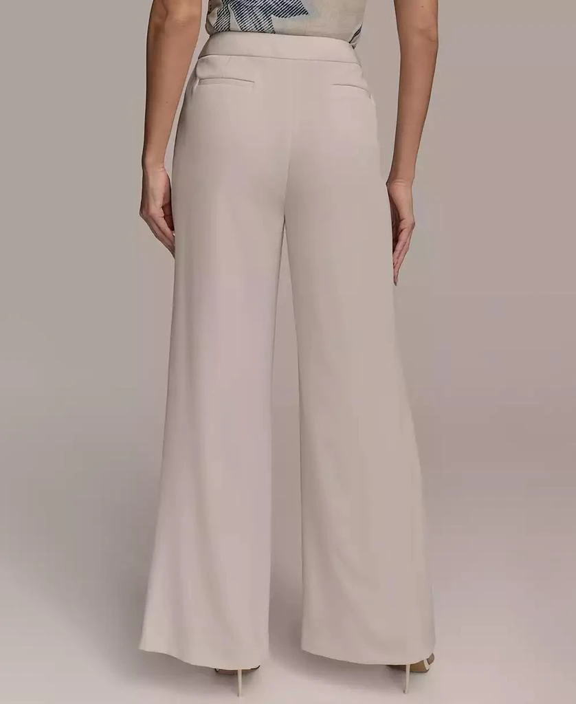Donna Karan Women's Pleat-Front Wide-Leg Pants 2