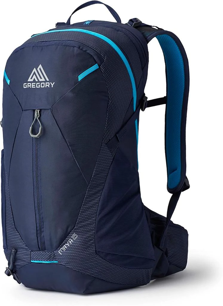 Gregory Gregory Maya 15L Women's Day Hiking Backpack, Ventilated Backpanel, Built-In Hydration Attachment for Water Bladder (Reservoir Not Included), One Size Fits All, Storm Blue - Hiking Bags - BeyondStyle Gregory Gregory Maya 15L Women's Day Hiking Backpack, Ventilated Backpanel, Built-In Hydration Attachment for Water Bladder (Reservoir Not Included), One Size Fits All, Storm Blue - Hiking Bags - BeyondStyle