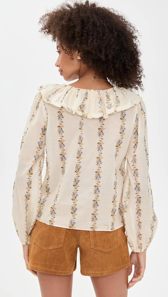 Wayf Abby Ruffle Blouse 2
