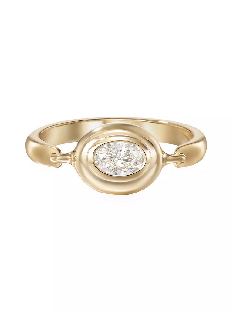 Melissa Kaye Lenox Reign 18K Yellow Gold & Diamond Ring