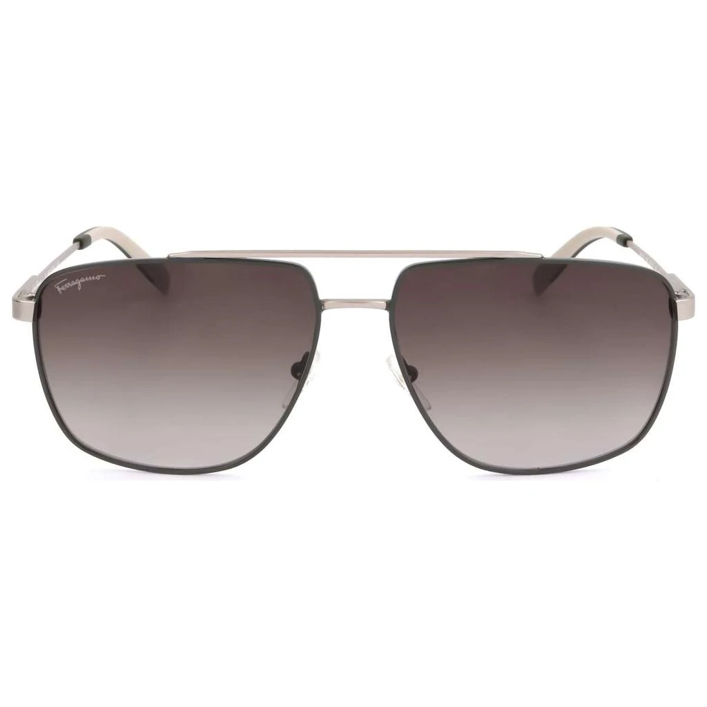Salvatore Ferragamo Ferragamo Men's Gold Aviator Sunglasses 3