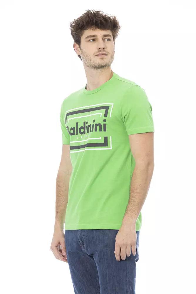 Baldinini Trend Baldinini Trend Green Cotton T-Shirt