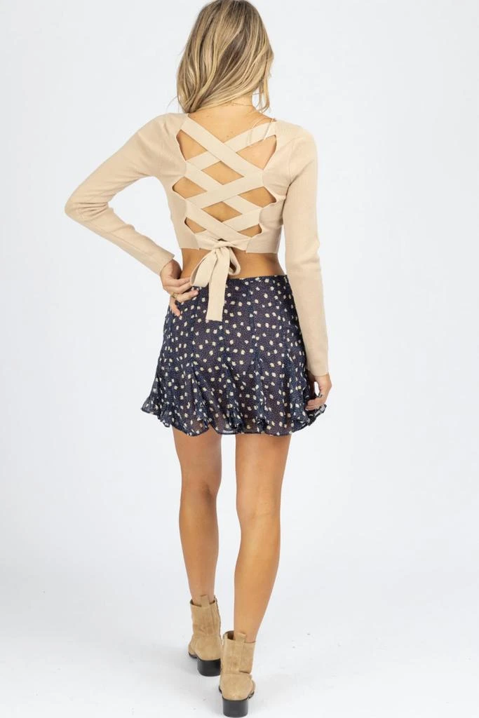Dress Forum FLORAL FIT FLARE MINI SKIRT 5
