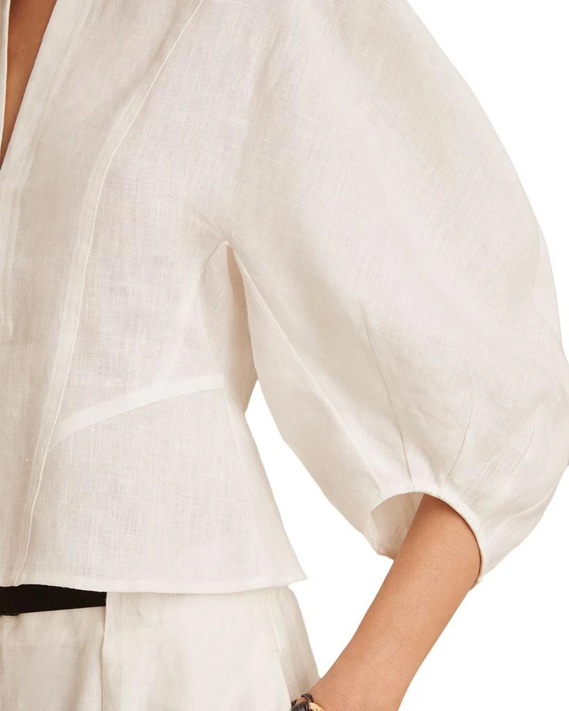 REISS Remi Linen Top 4