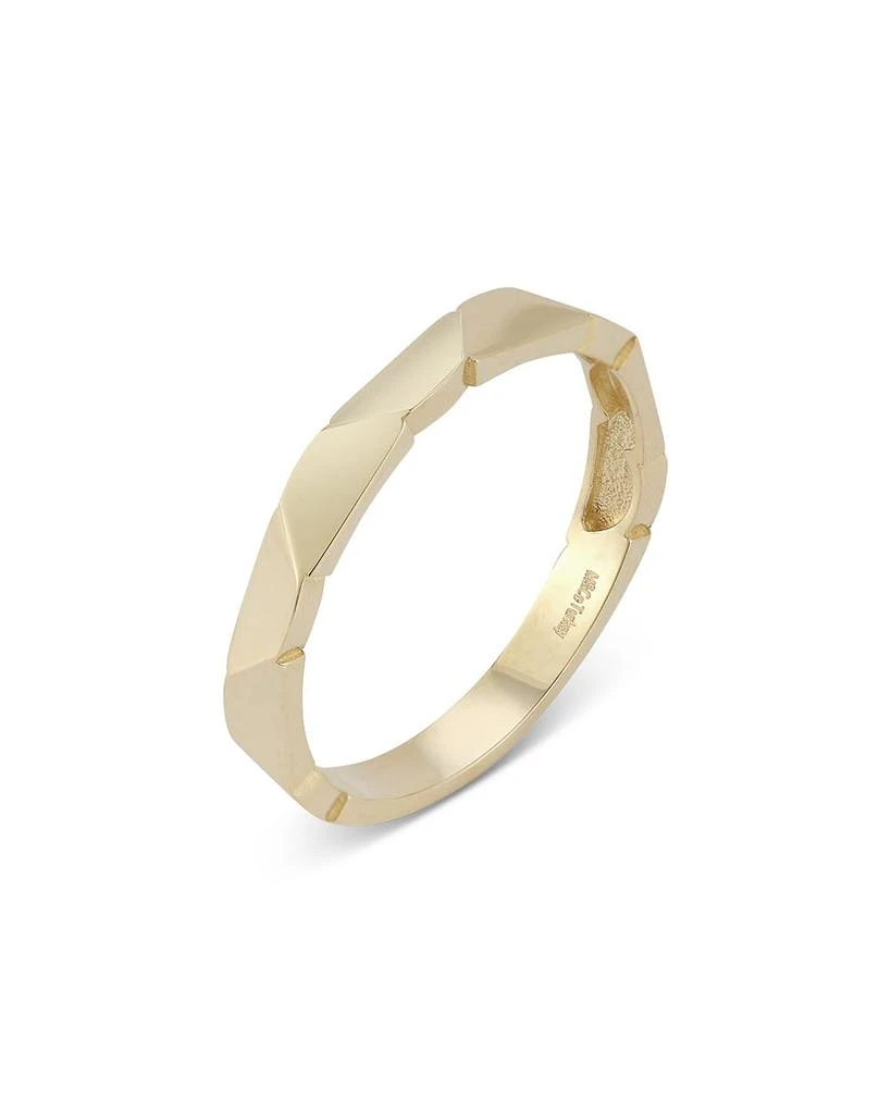 Moon & Meadow 14K Yellow Gold Angle Stack Ring 1