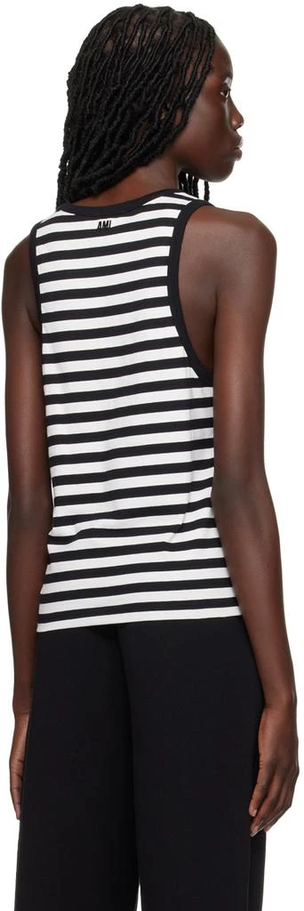 AMI Paris Black & White Ami de Cœur Tank Top 3