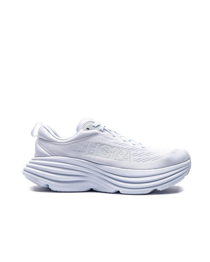 Hoka One One Bondi 8 1127952-WWH Sneakers Women's White Low Top Running Shoes