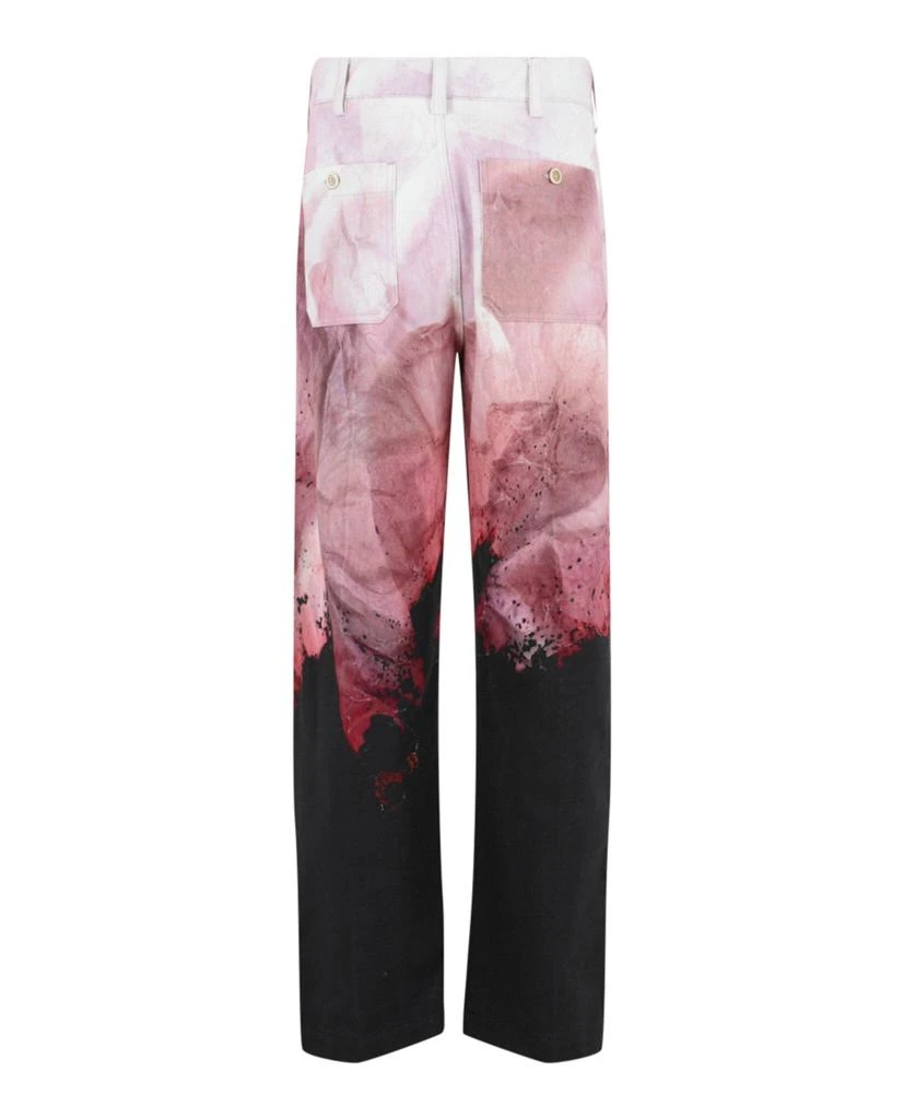 Alexander McQueen Flower Print Baggy Trousers 2