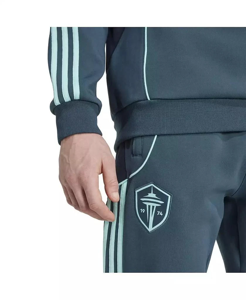 Adidas Men's Aqua Seattle Sounders FC 2025 Travel Pants 3