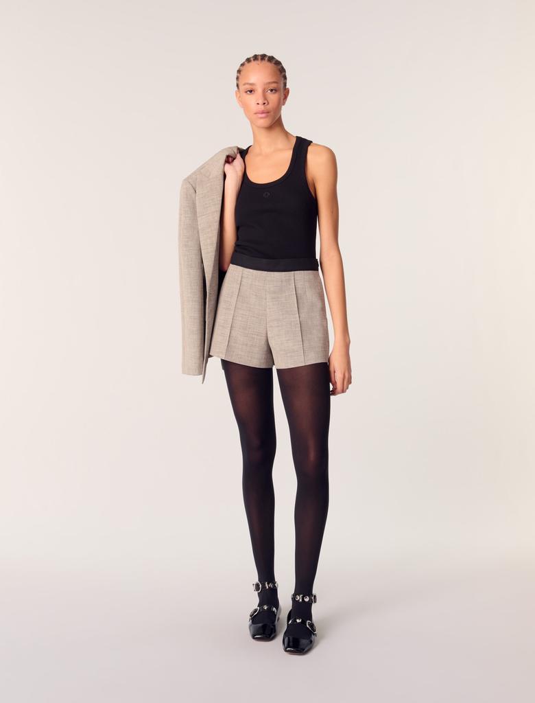 Maje Maje Woman's viscose Suit shorts with darts for Spring/Summer