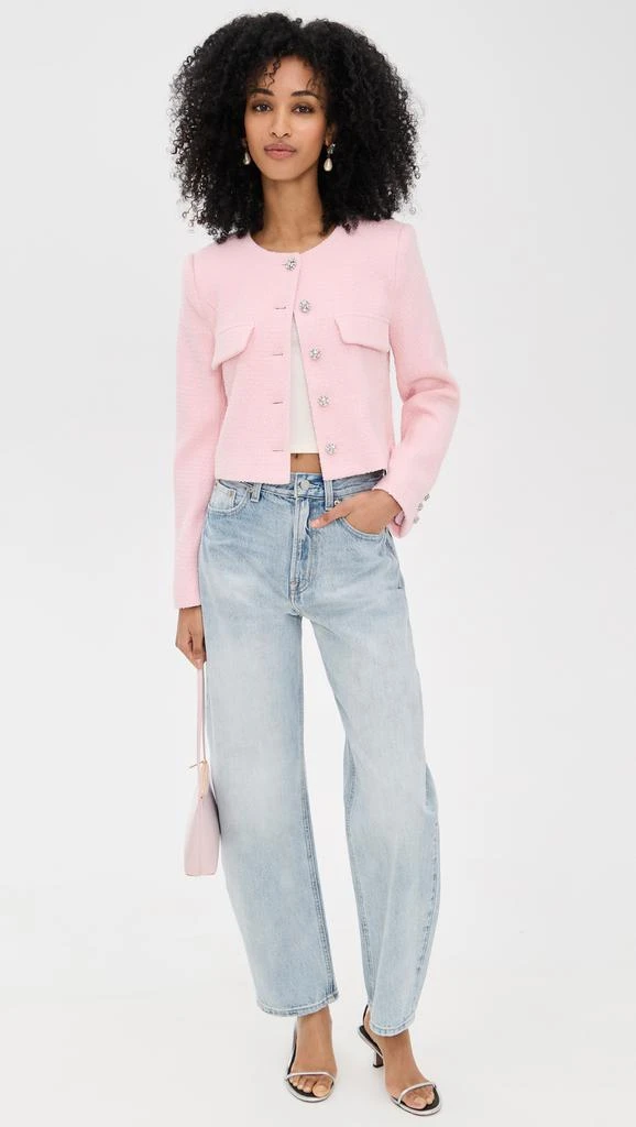 Endless Rose Tweed Buttoned Jacket 4