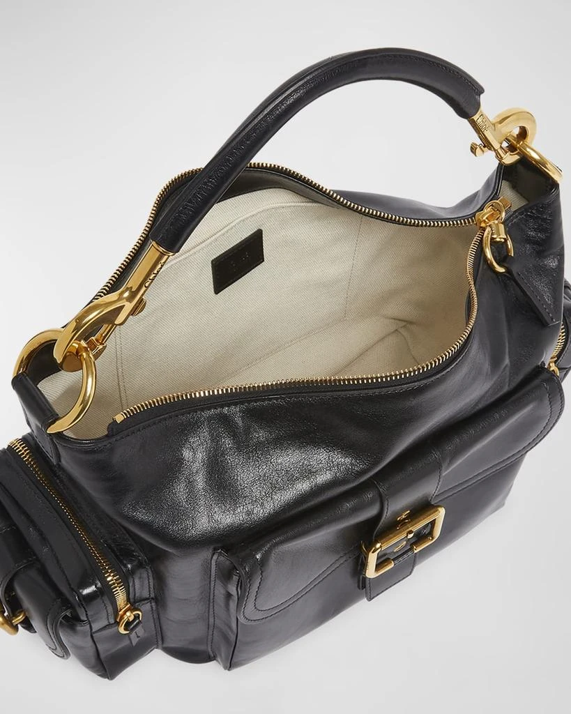 Chloé Camera Bag Medium in Natural Shiny Calfskin 4