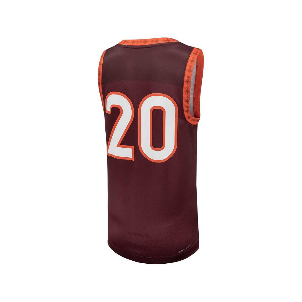 Nike Big Boys #20 Maroon Virginia Tech Hokies Team Replica Basketball Jersey
