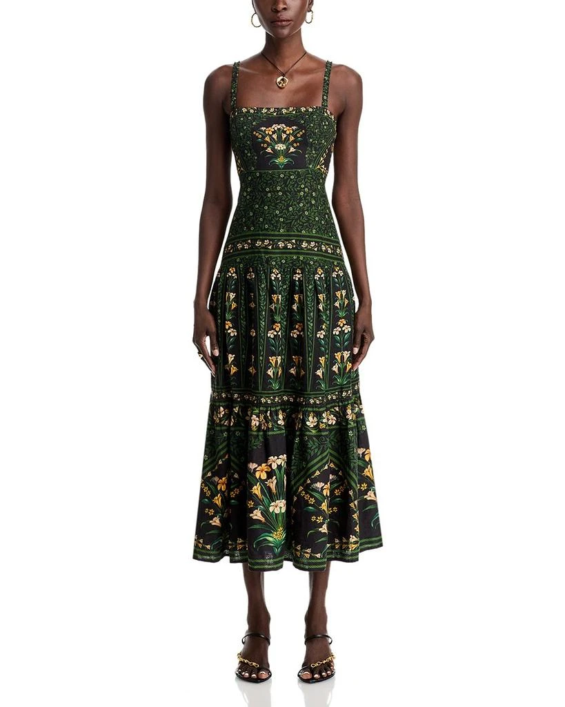 Farm Rio Flowers Arch Sleeveless Maxi Dress 7