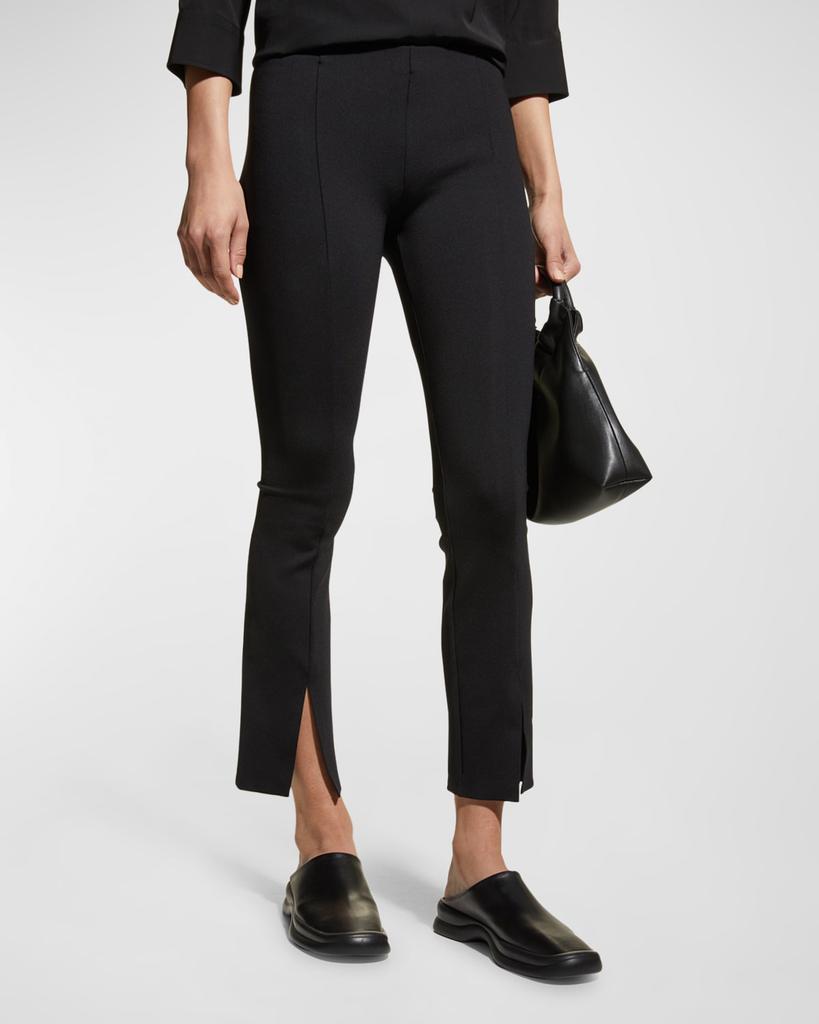 The Row Thilde Slit-Front Skinny Pants