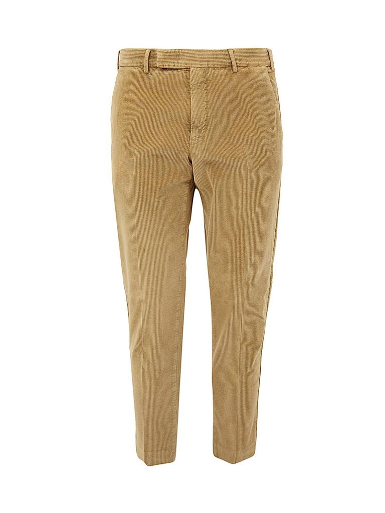 PT01 PT Torino Straight-Leg Corduroy Detail Trousers