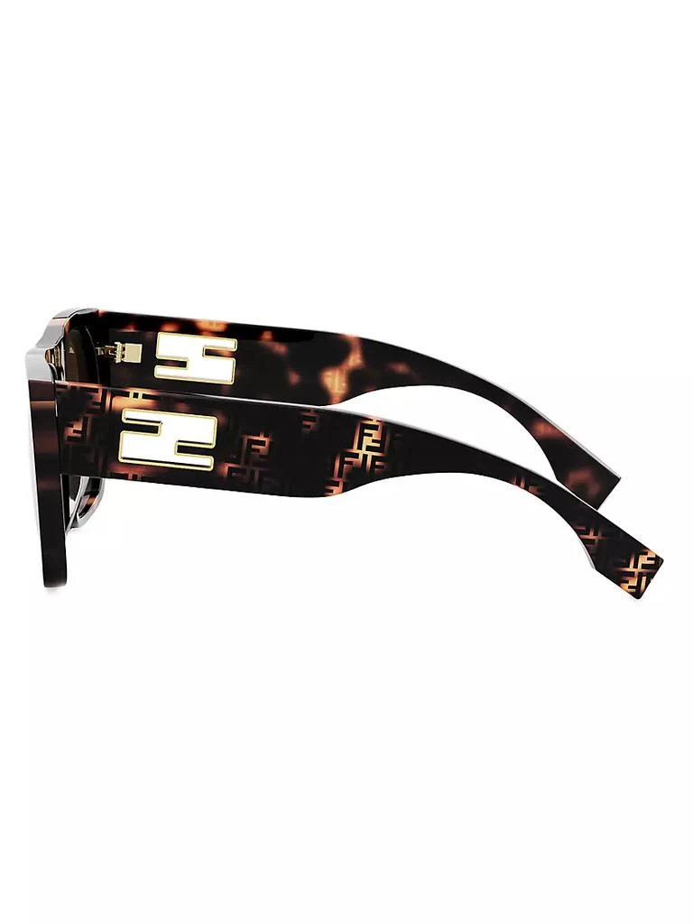 Fendi Baguette 54 Square Sunglasses 3