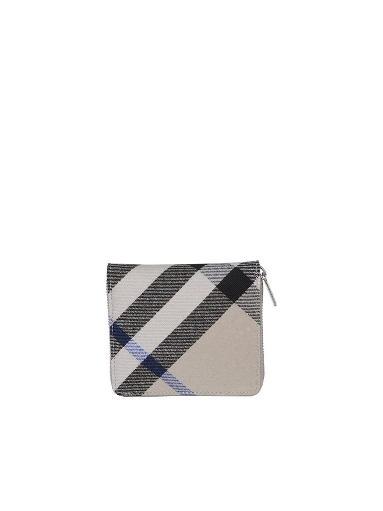 Burberry Burberry Check Printed Zip-Around Wallet 1