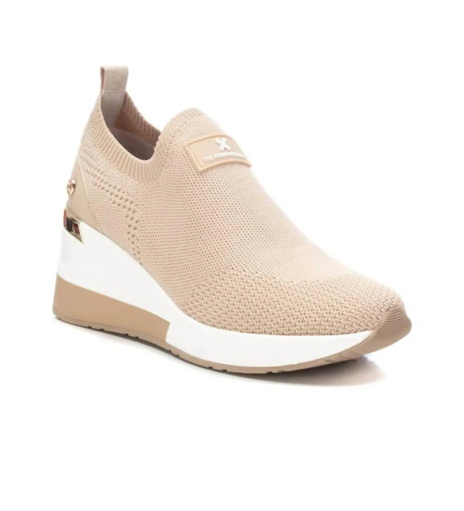 Xti Women's Wedge Sneakers In Beige 2