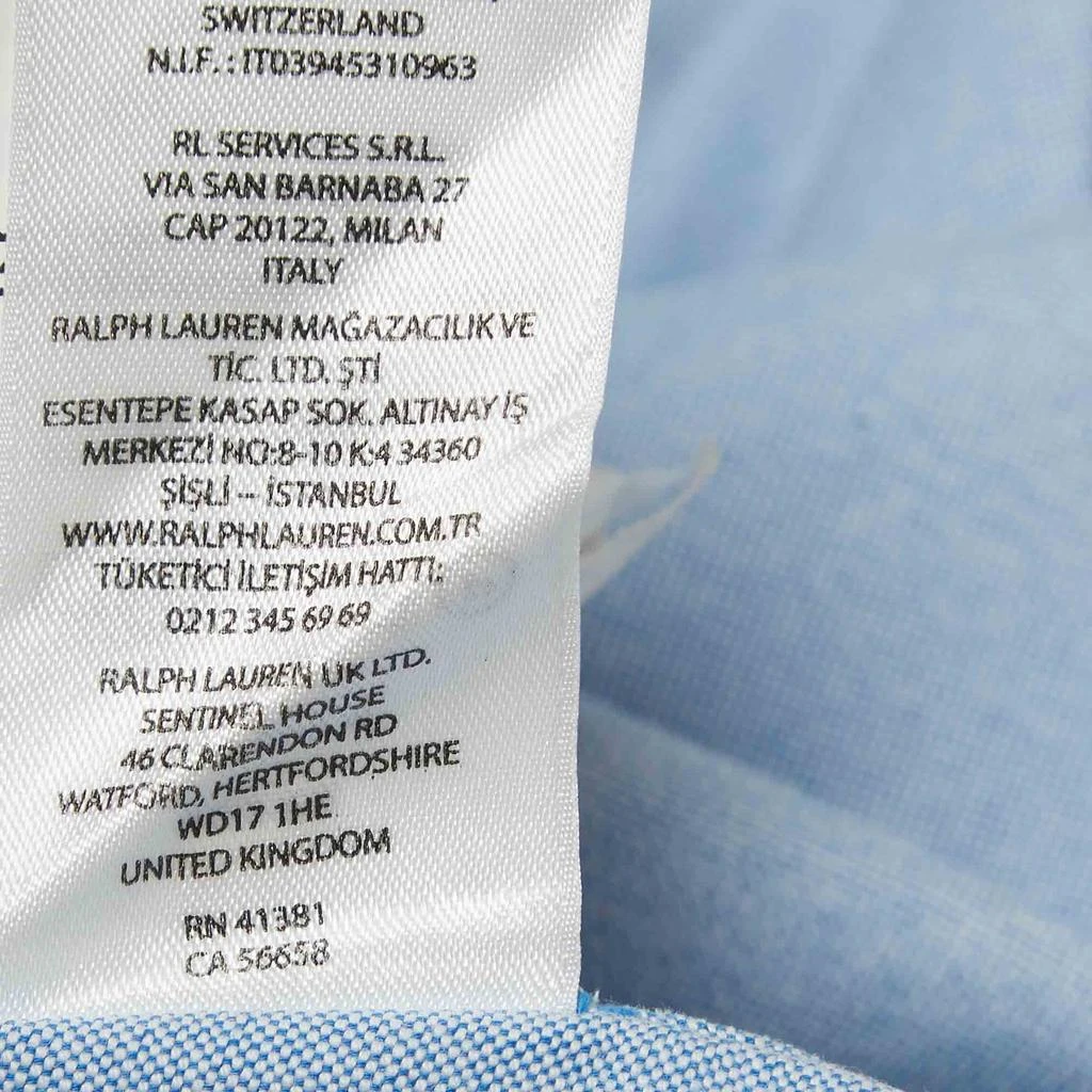 Ralph Lauren Polo Ralph Lauren Blue Cotton Buttoned Front Shirt S 5