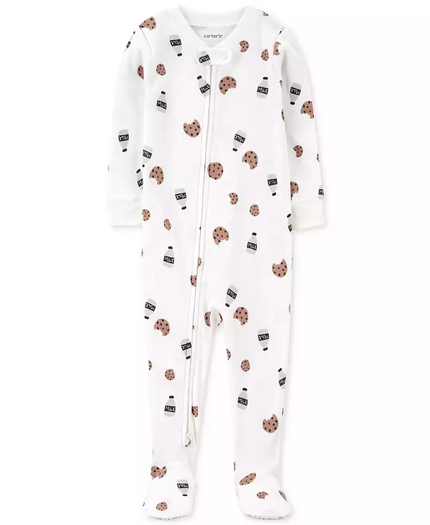 Carter's Baby Boys and Baby Girl 2 Way Zip One-Piece 100% Snug Fit Cotton Footed Pajamas 1