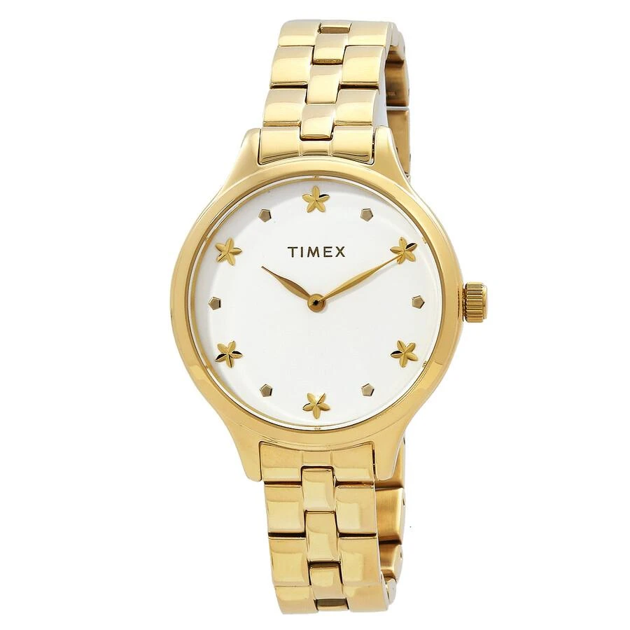 Timex Peyton Quartz White Dial Ladies Watch TW2V23300 1