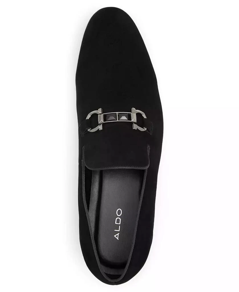 ALDO Men
s Faux Suede Bowtie Casual Loafers 4