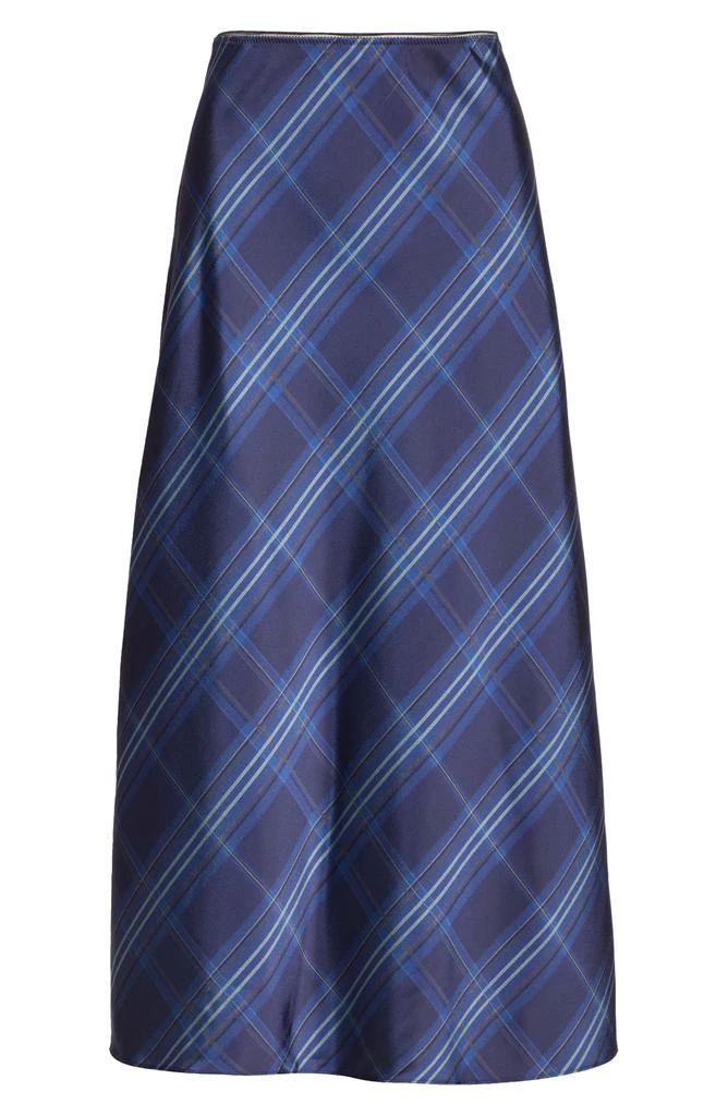 Vince Plaid Satin Slipskirt 6